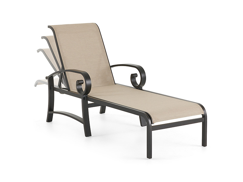 Solstice Aluminij s terasom Sling Chaise Lounge